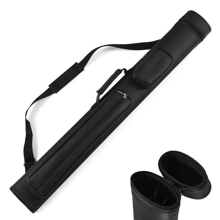 Lixada 2X2 Hard Queue Case Billard Pool Queue Stick Tragetasche Tube