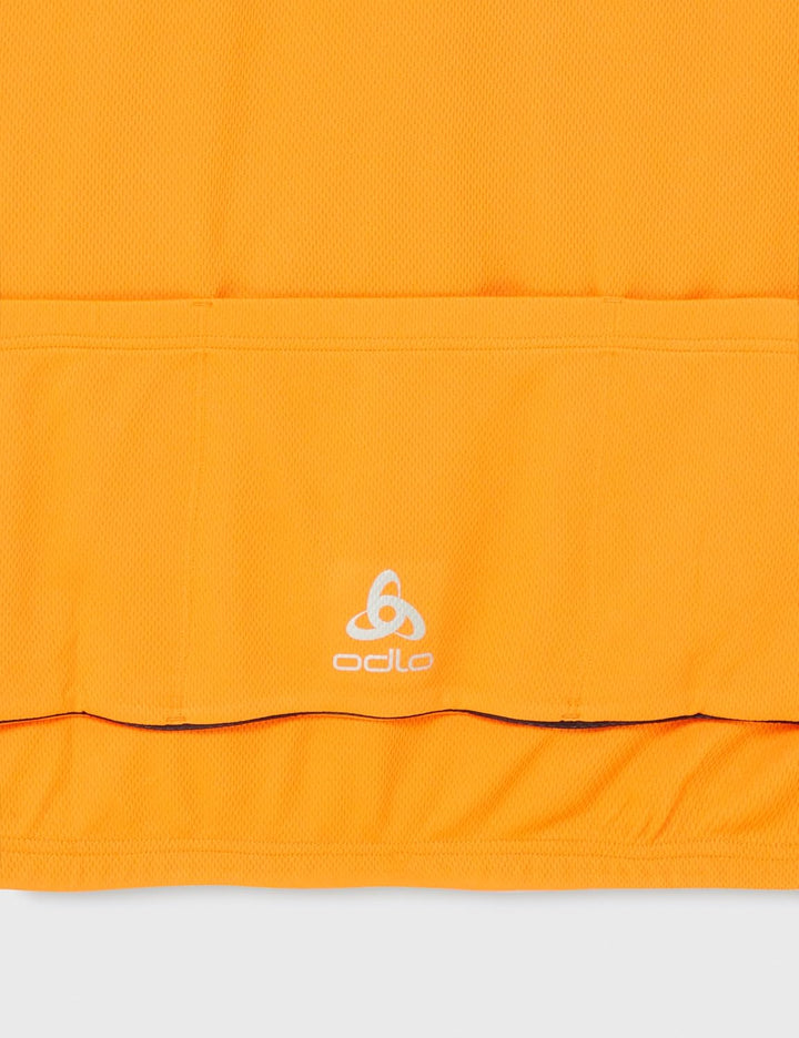 Odlo Herren Essential 1/2 Zip Trikot Radtrikot Fahrradtrikot L Oriole, L Oriole