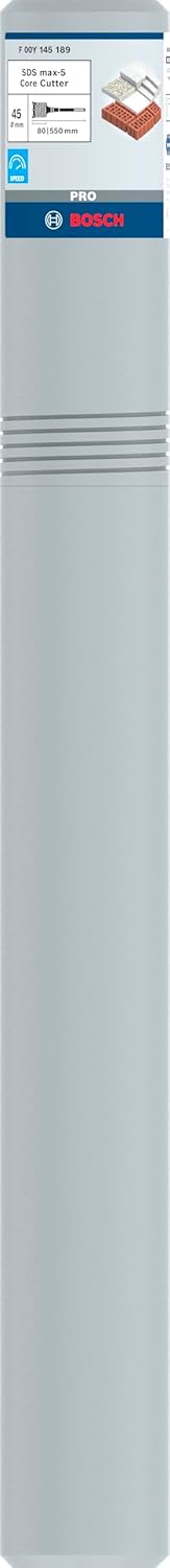 Bosch Professional Hohl-Bohrkrone SDS-max-9 Core Cutter einteilig (Ø 45 mm) 45 mm 550 mm, 45 mm 550