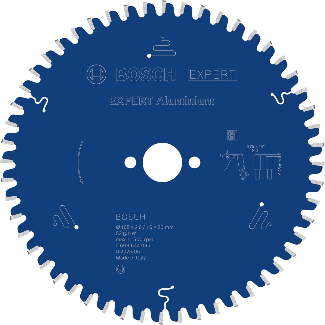 Bosch Accessories Bosch Professional 1x Kreissägeblatt Expert for Aluminium (für Aluminium, Sägeblat