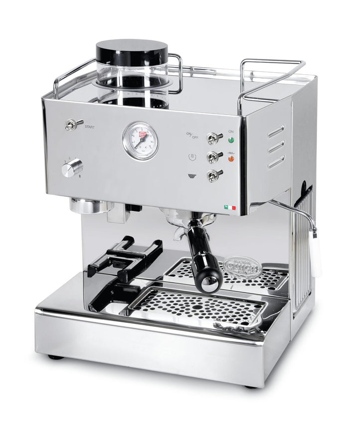 QuickMill Pegaso mit Mahlwerk edelstahl