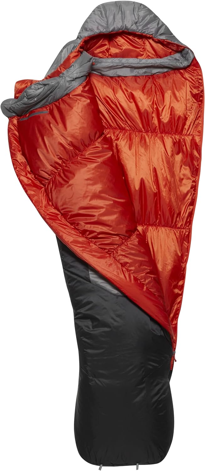 Rab Solar Ultra 2 Schlafsack Camping granite 25 Degree, Long, Left Zip, granite 25 Degree, Long, Lef