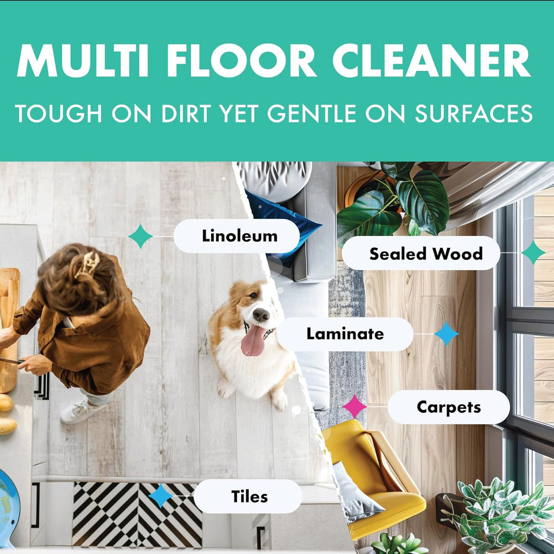 Dirtbusters Reinigungslösung mit Geruchsentferner für Dampfreiniger, für alle Oberlächen und Teppich