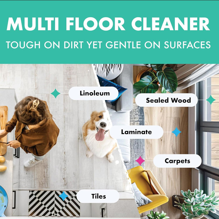 Dirtbusters Reinigungslösung mit Geruchsentferner für Dampfreiniger, für alle Oberlächen und Teppich