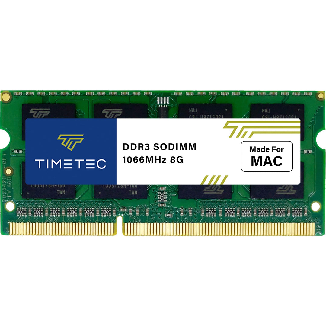 Timetec 8GB kompatibel für Apple DDR3 1067MHz/1066MHz PC3-8500 für Mac Book(Mitte 2010 13 Zoll), Mac