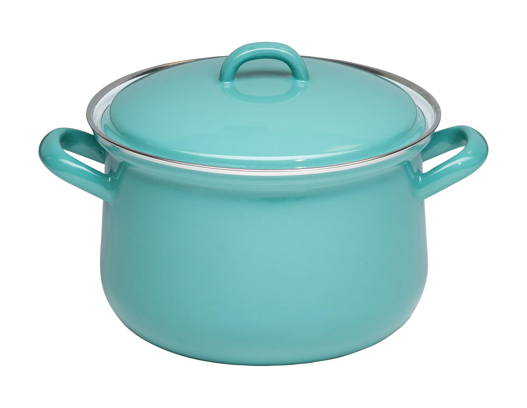 Riess, 0607-110, Fleischtopf mit Deckel 18cm, 2.5L, Classic - Sonderedition Nature Green MEDIUM, Ema