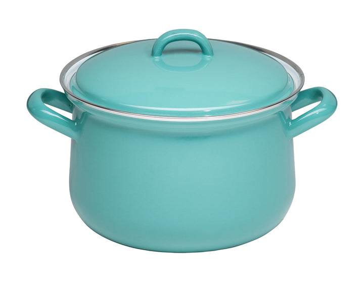 Riess, 0607-110, Fleischtopf mit Deckel 18cm, 2.5L, Classic - Sonderedition Nature Green MEDIUM, Ema