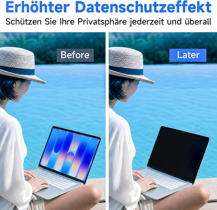 IPROKKO Magnetischer Blickschutzfilter für MacBook Neo 13 Zoll (2026, A18 Pro), Abnehmbar Anti Glare