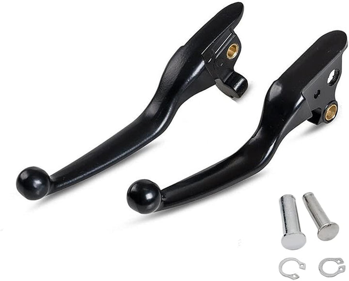 SYUU Black Hebel Bremsgriff Aluminium Bremshebel Kupplungshebel für Harley Davidson Touring FLHX FLH