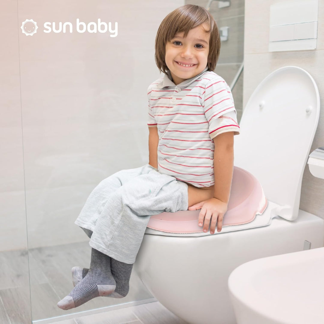 sun baby Kinder Toilettensitz, Toilettenaufsatz für kinder 2 bis 6 Jahren - rutschfest, profilierte