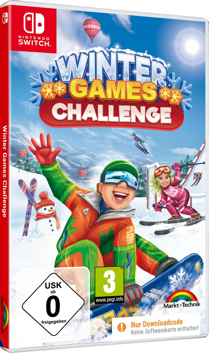 Winter Games Challenge - 8 Sportarten - Snowboard, Alpin, Riesenslalom, Skispringen, Curling, Rennro