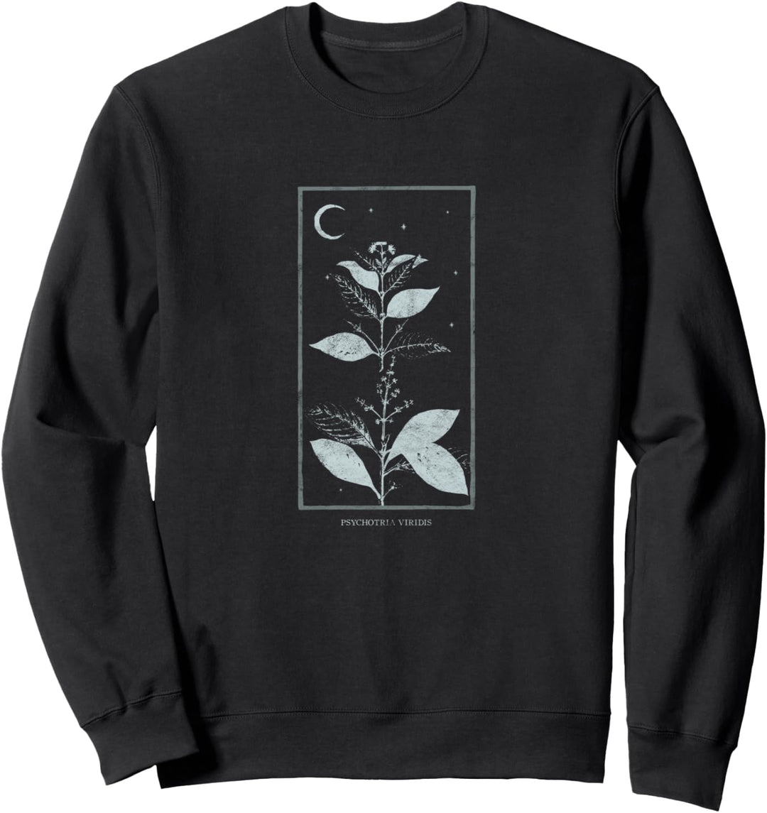 Occult Halluzinogene DMT Pflanze Gothic Grunge Tarot Trip Sweatshirt