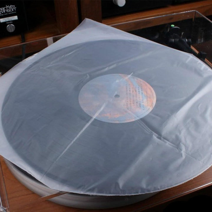 100 Stück Schallplatten Hüllen: 12" LP Schallplatten Antistatische LP Hüllen Transparent Vinyl Schal