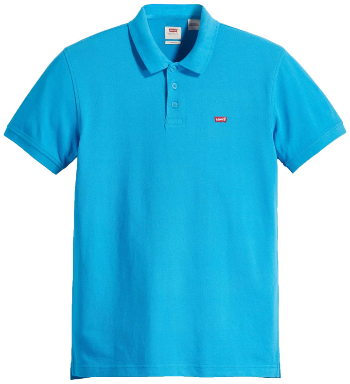 Levi's Herren Housemark Polo Hemd, Chesthit Logo S Blau (Swedish Blue), S Blau (Swedish Blue)