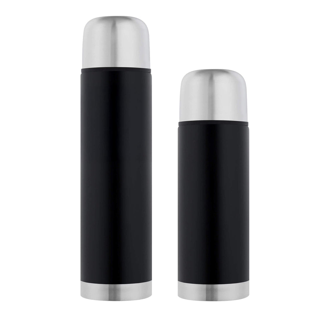 GRÄWE Thermoflaschen Set, 2-teilig, Edelstahl Trinkflasche, Thermoskanne, Isolierflasche für unterwe