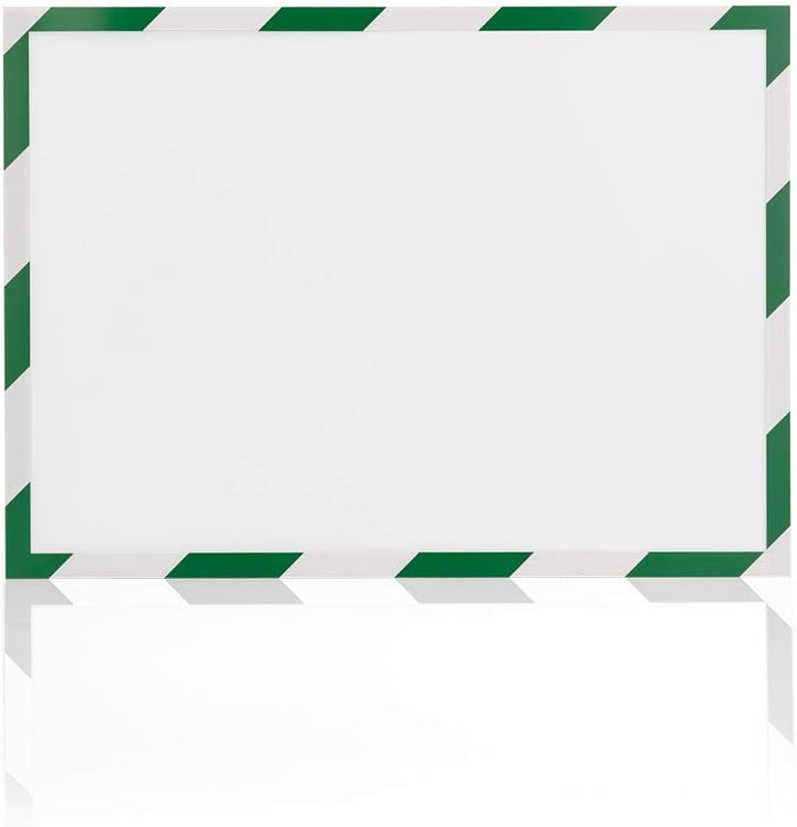 magnetoplan 1131345 Magnetofix Safety Magnetrahmen 5 Stk. A3 grün-weiss