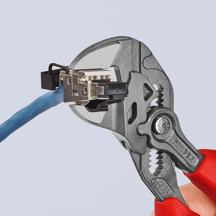KNIPEX Zangenschlüssel, Multi-Schraubenschlüssel, Chrom-Vanadium, atramentiert, mit 2K-Griffen, 180