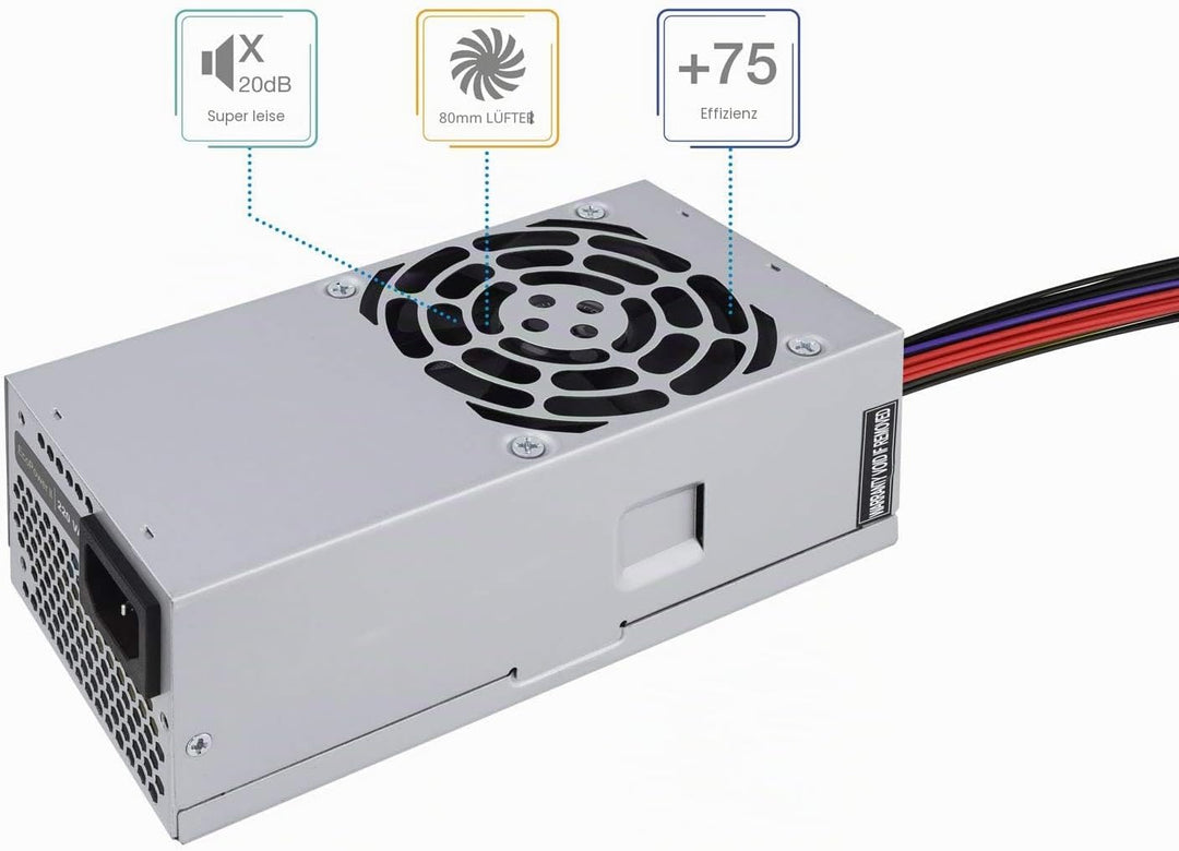 TooQ TQEP-TFX500S-O - 500 W Ecopower II Netzteil TFX 12V V1.3 OEM Silent Fan