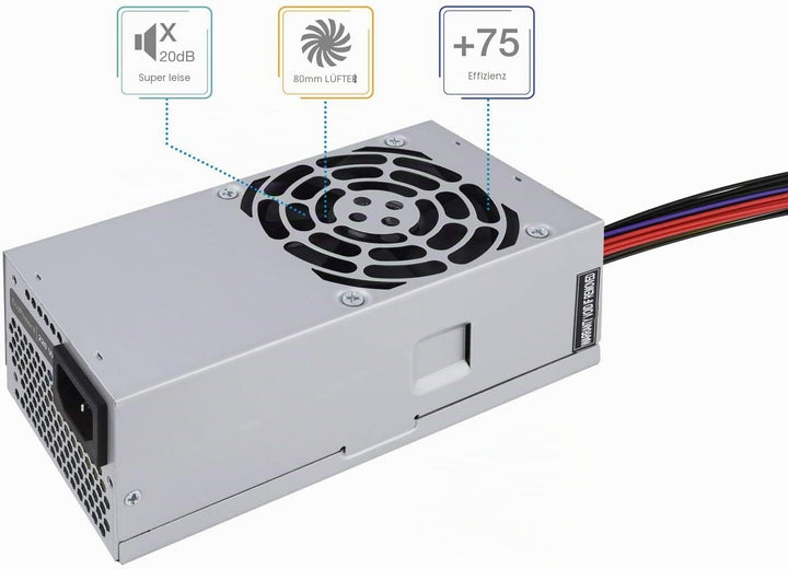 TooQ TQEP-TFX500S-O - 500 W Ecopower II Netzteil TFX 12V V1.3 OEM Silent Fan