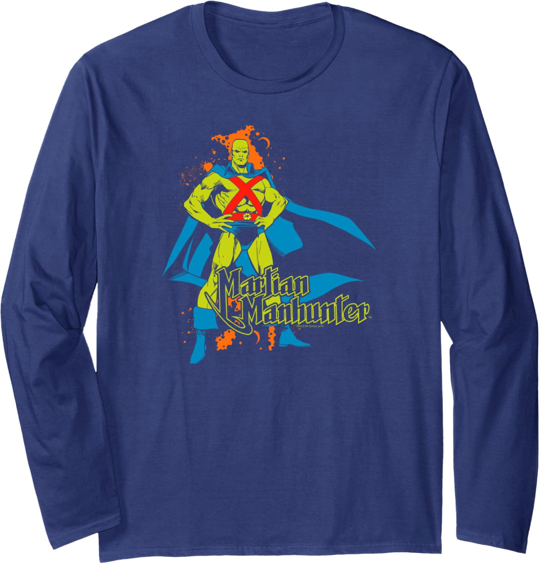 Justice League Martian Manhunter Langarmshirt