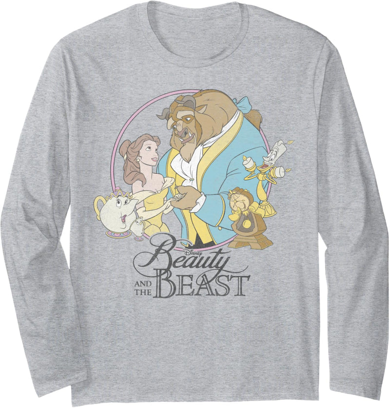 Disney Beauty And The Beast Classic Group Shot Langarmshirt