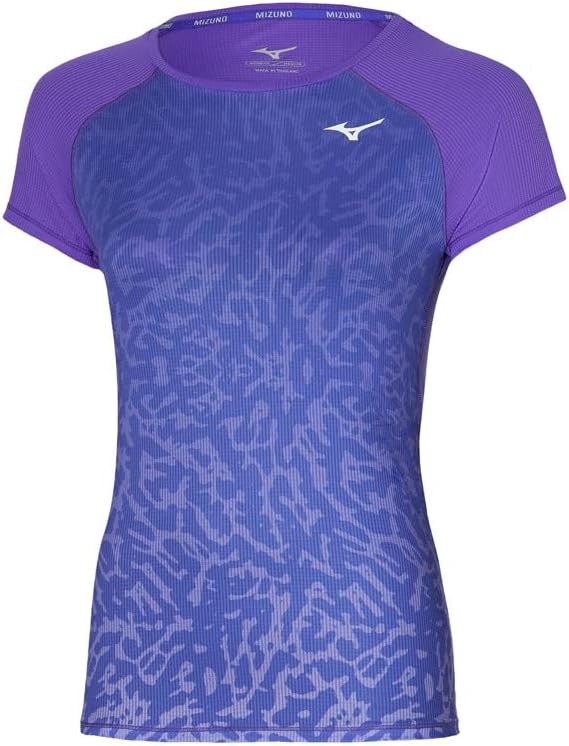 Mizuno Damen Aero Ss Tee T-Shirt S Simply Purple, S Simply Purple