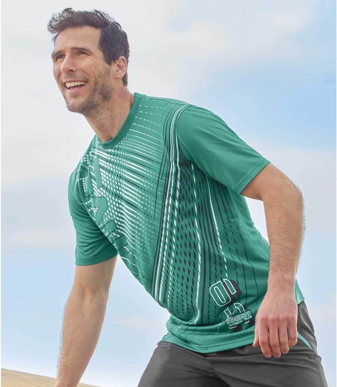 ATLAS FOR MEN - 3er-Pack Herren T-Shirts - Rundhalsausschnitt - Kurze Ärmel - Verfügbar in grossen G