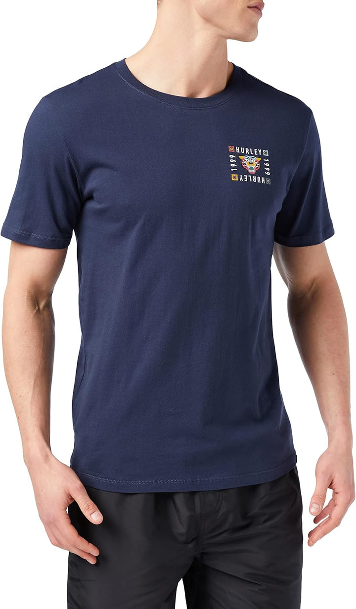 Hurley Herren M Evd WSH Bengal Ss Tee T-Shirt S Obsidian, S Obsidian