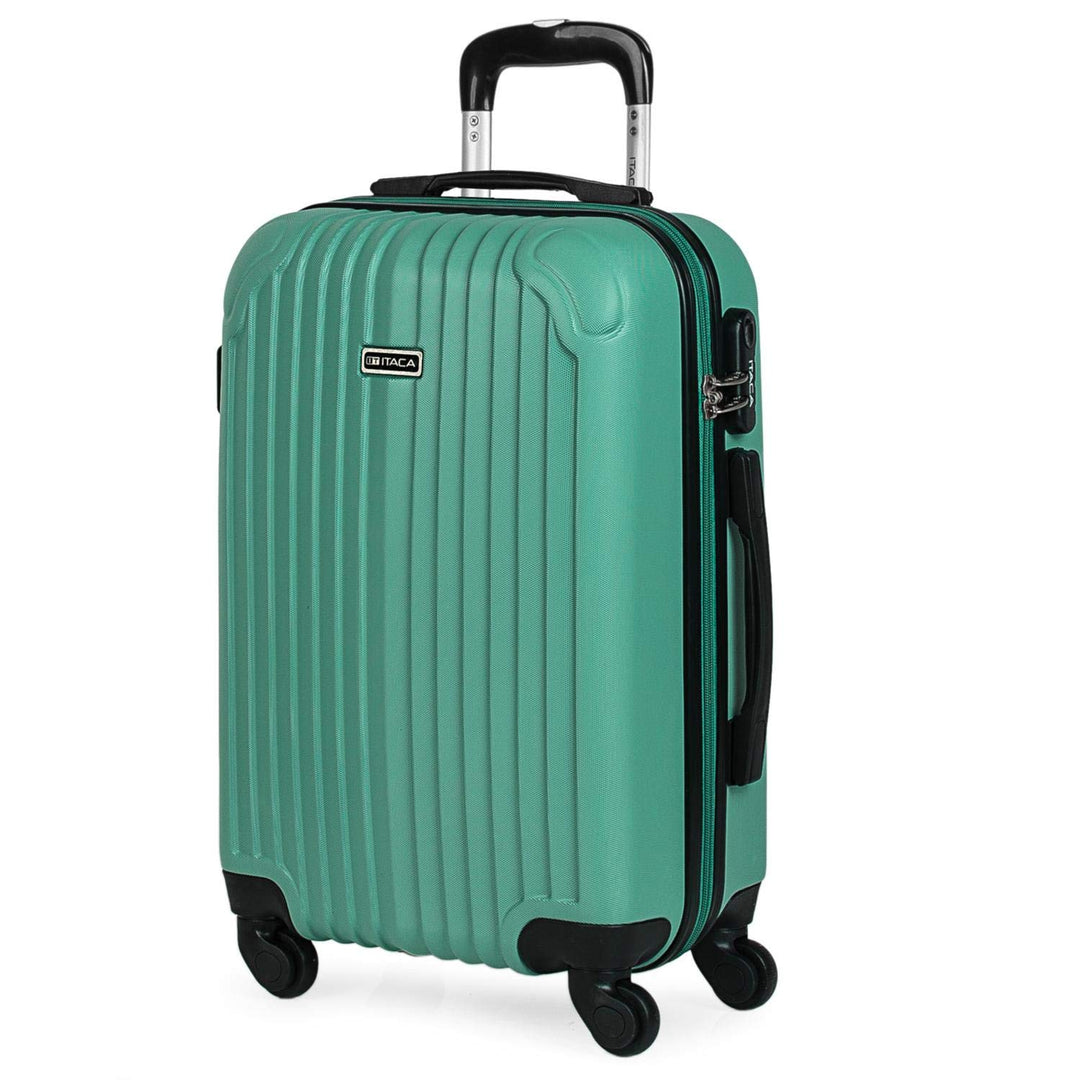 ITACA - Trolley Handgepäck Cabin Trolley Koffer Reisekoffer Hartschalenkoffer mit Zahlenschloss - Ka