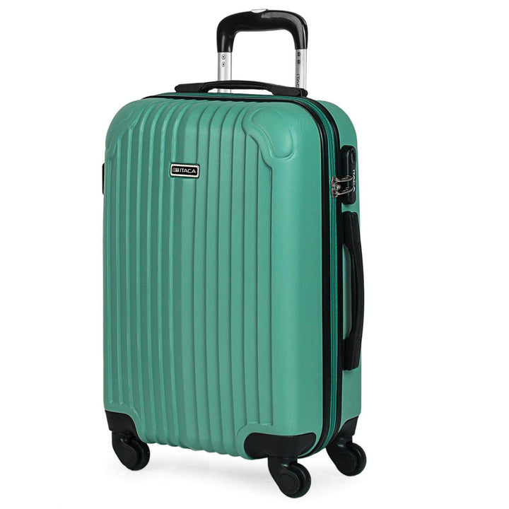 ITACA - Trolley Handgepäck Cabin Trolley Koffer Reisekoffer Hartschalenkoffer mit Zahlenschloss - Ka