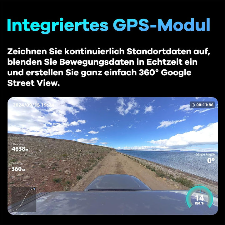 KanDao QooCam 3 Ultra - 8K wasserdichte 360 Action Kamera, 96MP Foto &amp; 8K 360 Video mit Dual 1/1.7 "