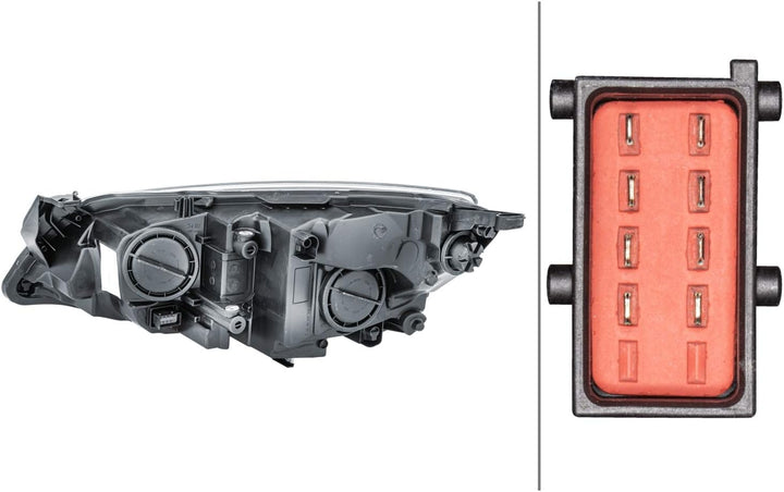 HELLA 1EG 010 011-381 FF/Halogen-Hauptscheinwerfer - rechts - für u.a. Opel Astra J (P10) - Sport, S