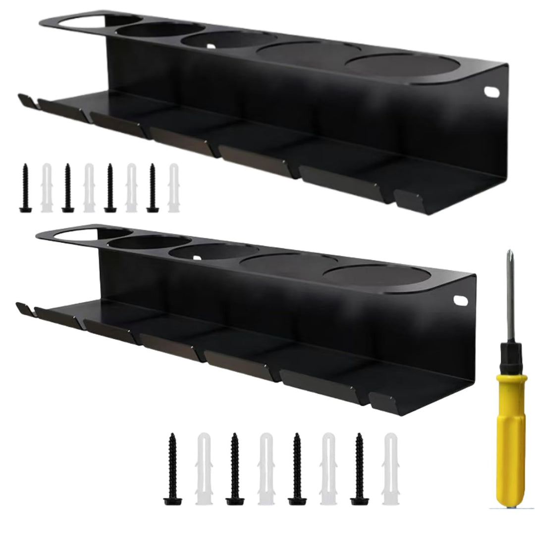 2 PCS schwarz Dosenhalter,Spraydosenhalter, Sprühdosenhalter,Druckluft Werkzeug Zubehör für Garage W