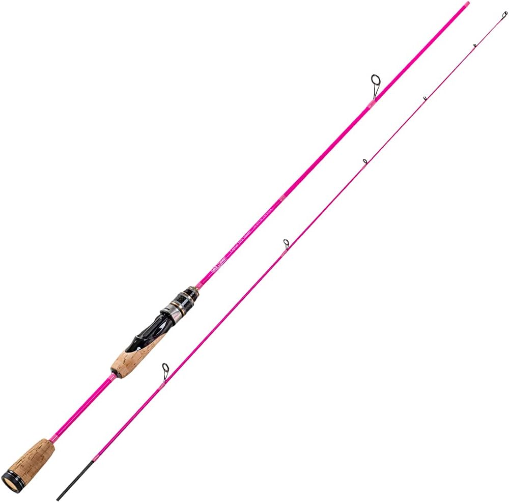 UL Forellenset Angelset Pink Edition. Sofort einsatzbereit ! 180cm UL Rute Girl Angelrolle Expert500