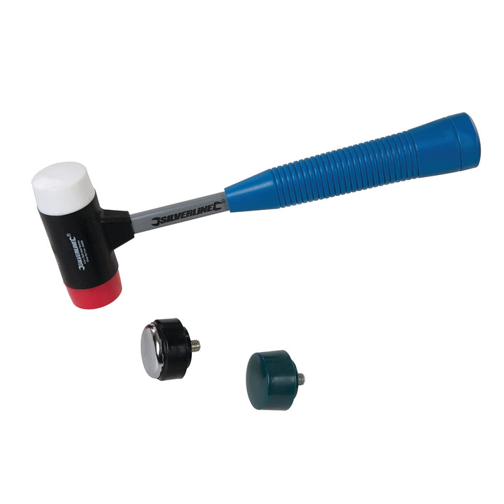 Silverline 633905 4-in-1 Multi-Head Ha mmer 37 mm Dia Face