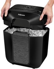 Fellowes Aktenvernichter Powershred LX25, weiss, Partikelschnitt 4 x 37mm, 6 Blatt, P4