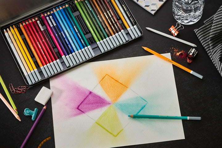 Pastellkreidestift - STABILO CarbOthello - ARTY+ - 36er Metalletui - mit 36 verschiedenen Farben 36e