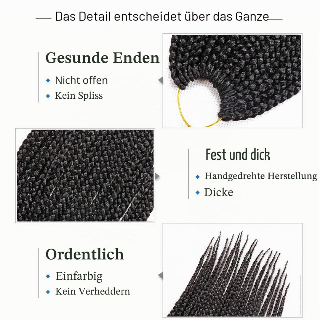 7Packs Box Braids Crochet Braids Hair Extensions Kanekalon Kunsthaar Crochet Hair Braids Haare Kunst