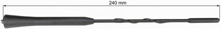 tomzz Audio 1000-023 DAB Antenne Auto Kombi Dach Antenne DAB+ UKW AM FM mit Verstärker SMB DIN 5m Ka