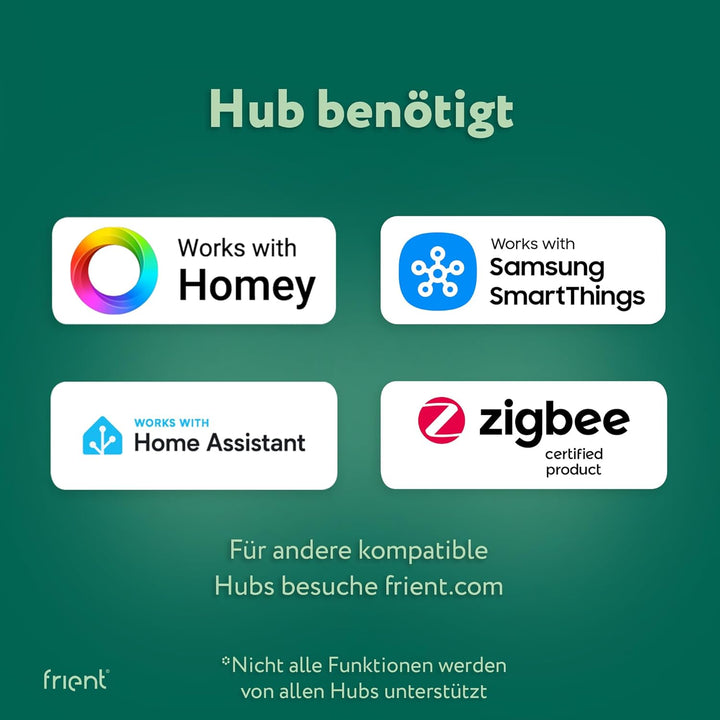 frient Air Quality Sensor | Luftqualitätsmesser | Funk VOC-, Feuchtigkeits-, und Temperaturmesser |