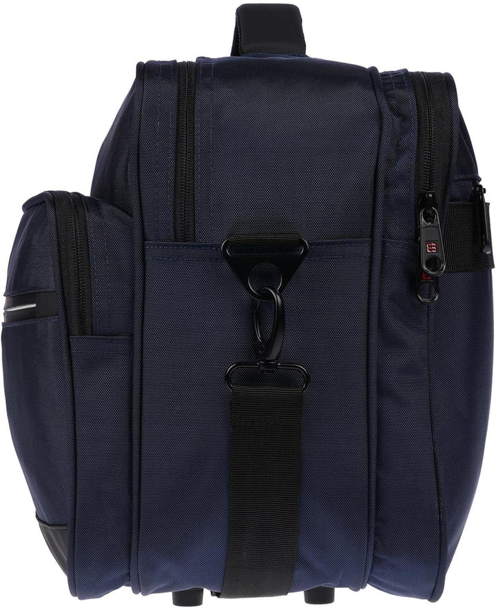 Christian Wippermann XXL Herren Umhängetasche Flugbegleiter Tasche Messenger Arbeitstasche 17 Zoll L