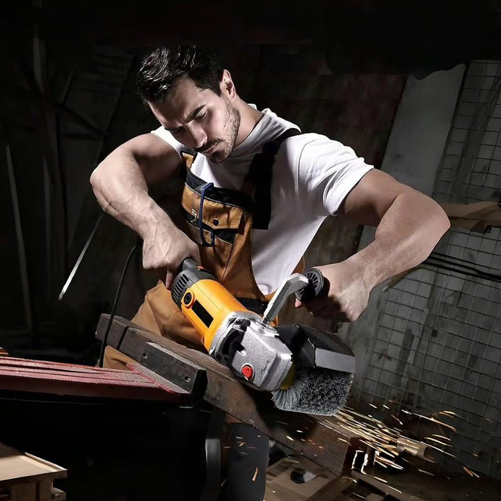 Schleifbürsten für Holz #320 Körnung Nylonbürste für Winkelschleifer Bohrmaschine Borstenbürste Holz
