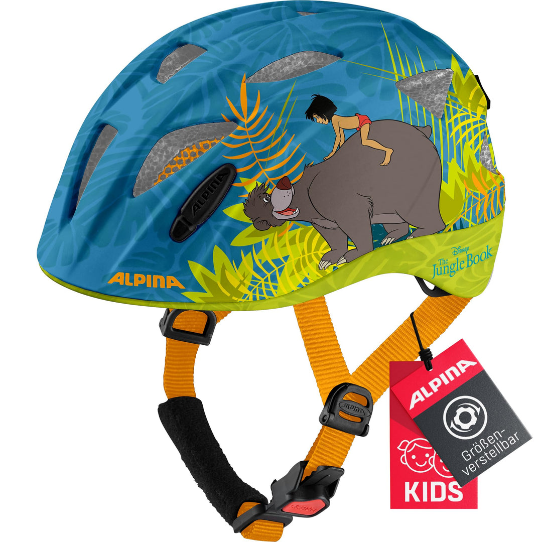 ALPINA XIMO - Leichter, Sicherer & Bruchfester Fahrradhelm Mit Optionalen LED-Licht Für Kinder Jungl