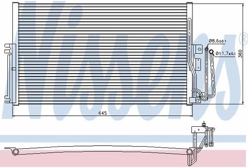 Nissens 94234 Klimakondensator