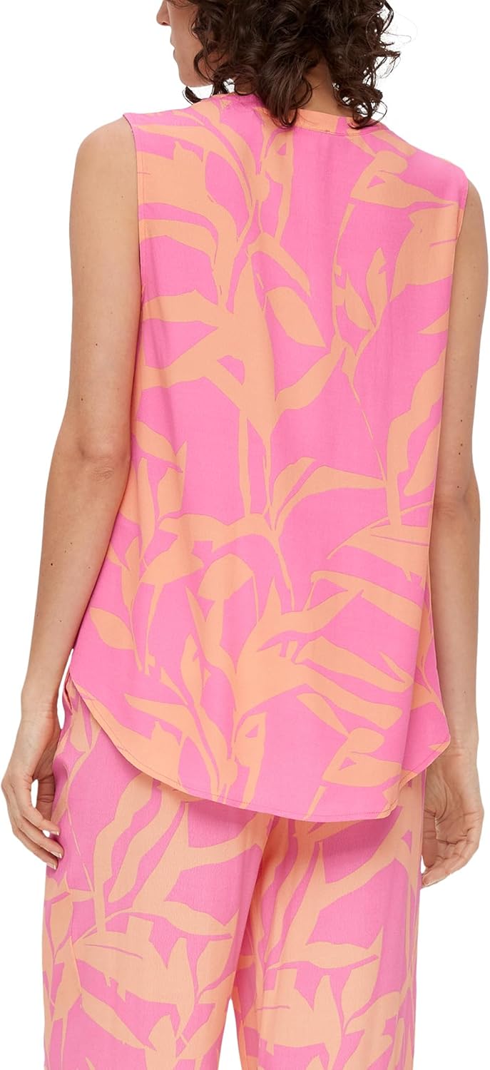 s.Oliver Viskosebluse mit Crêpestruktur 38 Orange 44a3, 38 Orange 44a3