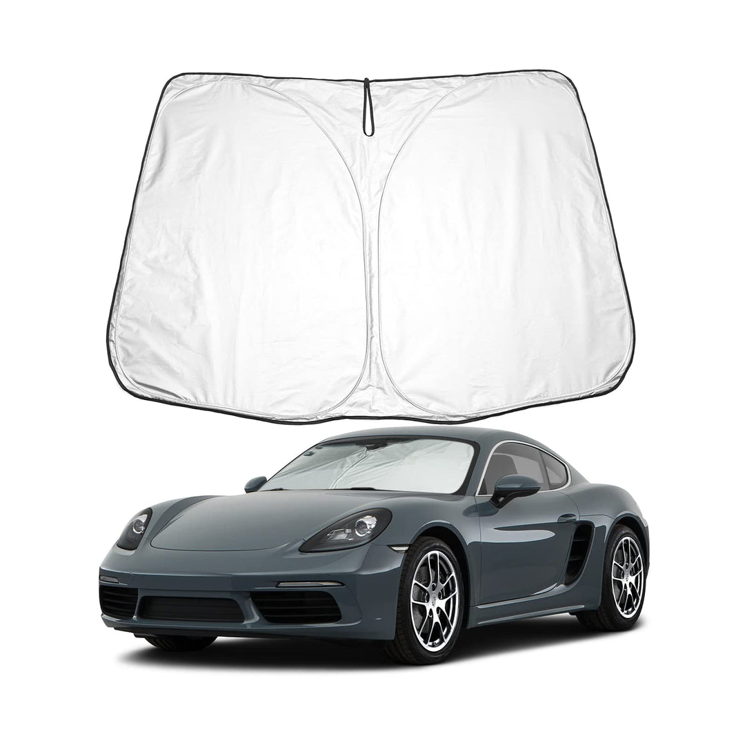 BIXUAN Sonnenschutz kompatibel mit Porsche 718 911 Cayman 2015-2022 Windschutzscheibe für das Auto F