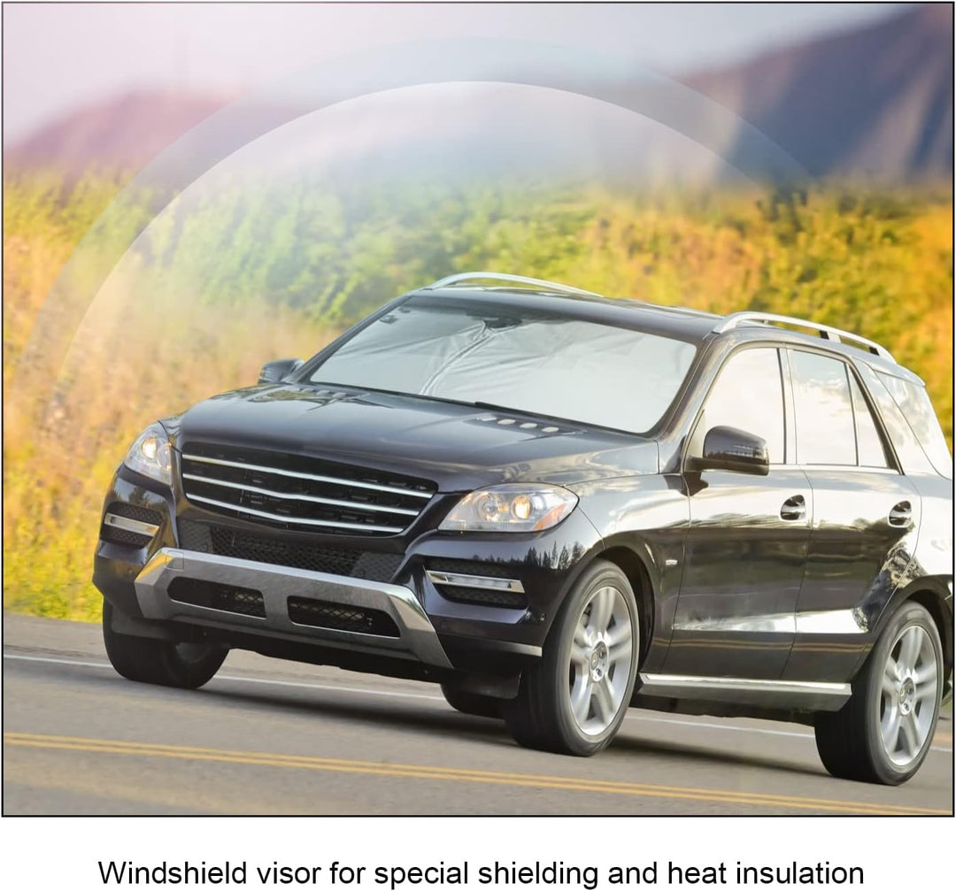 BIXUAN Sonnenschutz kompatibel mit Mercedes Benz M-Klasse GLE-Klasse AMG ML(W166) 2012-2019 Windschu