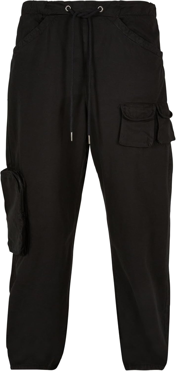 Urban Classics Herren Asymetric Pants Hose 32 Schwarz, 32 Schwarz