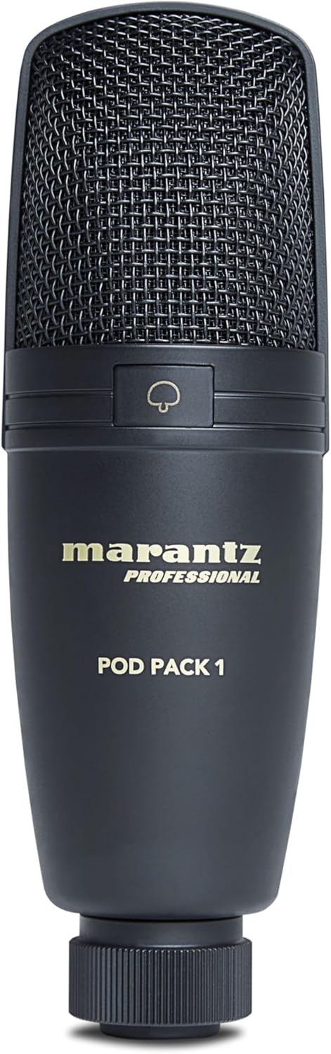 Marantz Professional Pod Pack 1 - USB Kondensator Mikrofon Kit für Gaming, Streaming und Podcasting