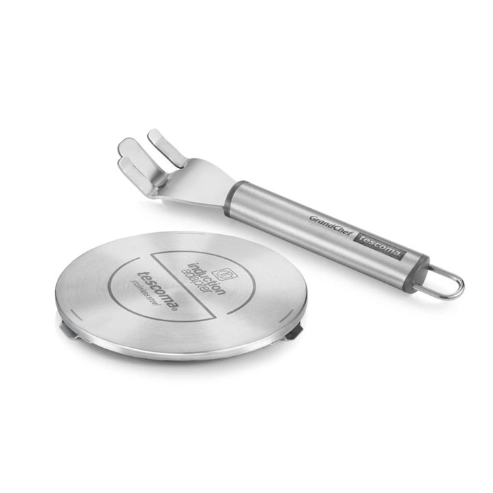 Tescoma GrandCHEF Induktions-Adapter, Edelstahl (12cm) 12 cm, 12 cm